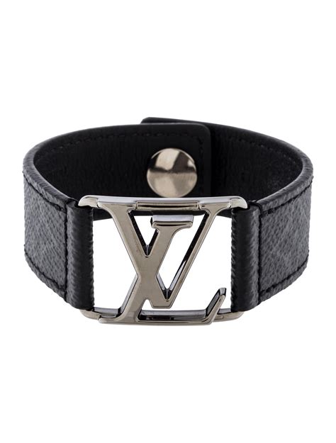 lv men braclet|louis vuitton bracelet men black.